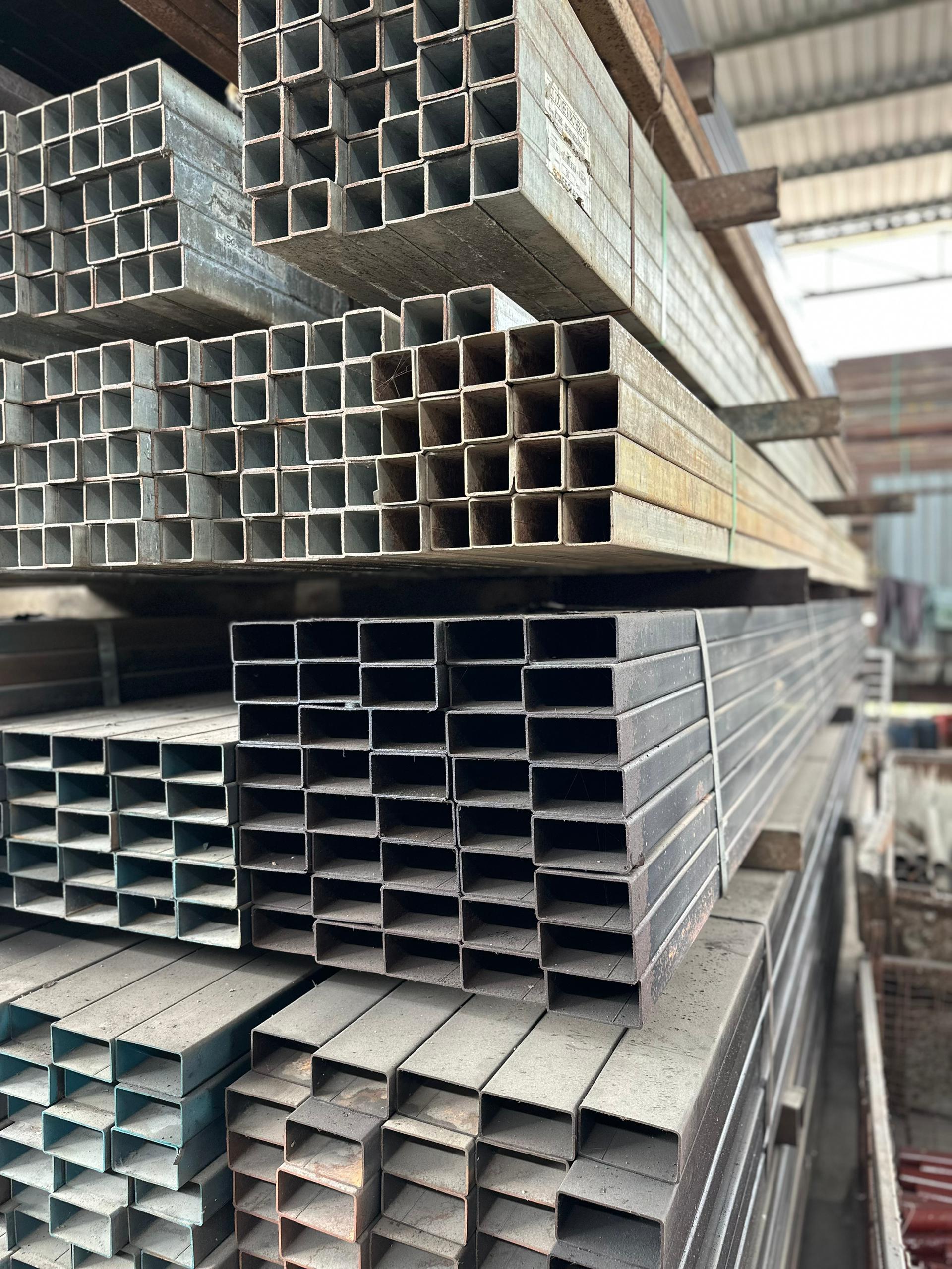 Trading and scaffolding steel for construction and manufacturing